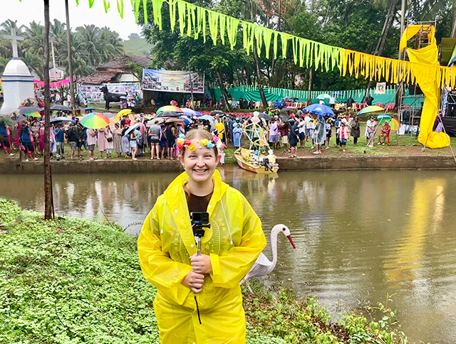 People celebrating Sao Jao festival in Goa